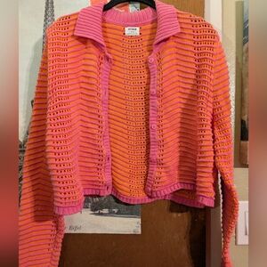 Cotton On Pink and Orange Sweater